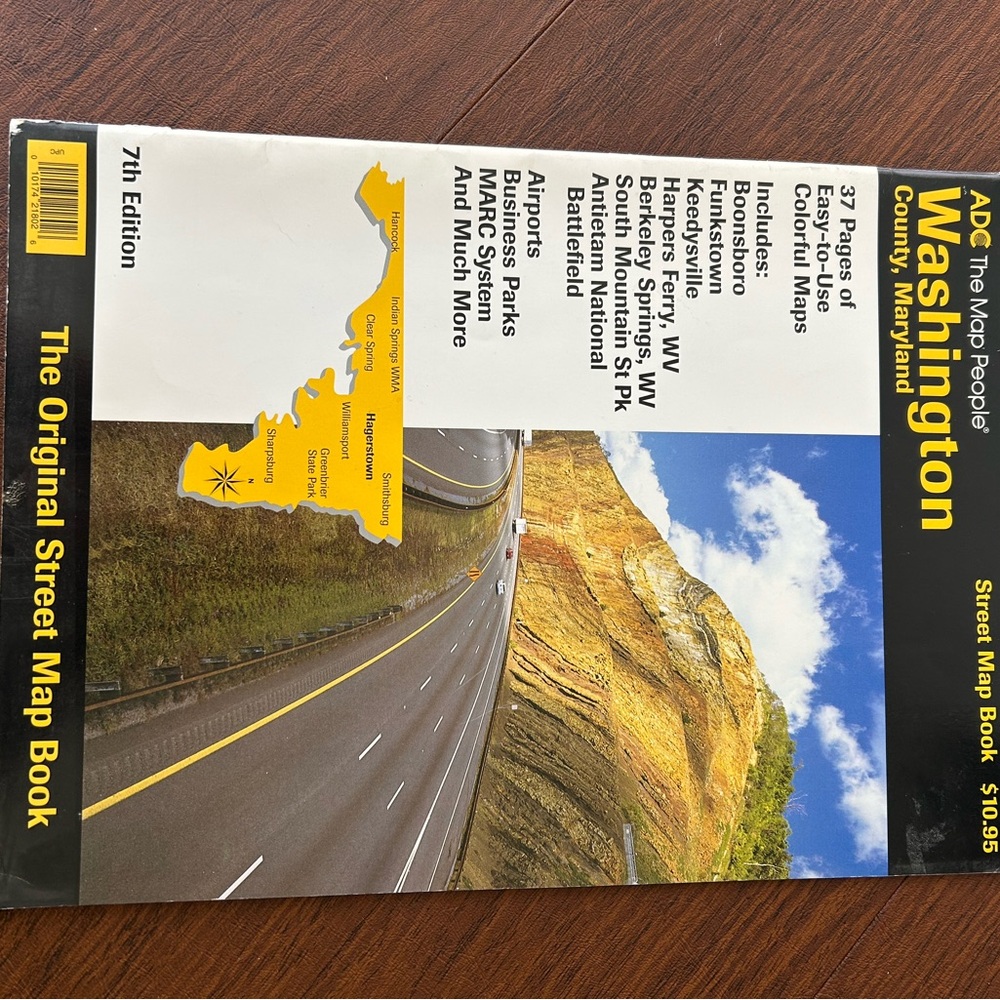 Washington county Maryland Street Map Book